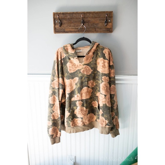 Free People It's A Vibe Printed Hoodie Floral XS NEW - Picture 3 of 5